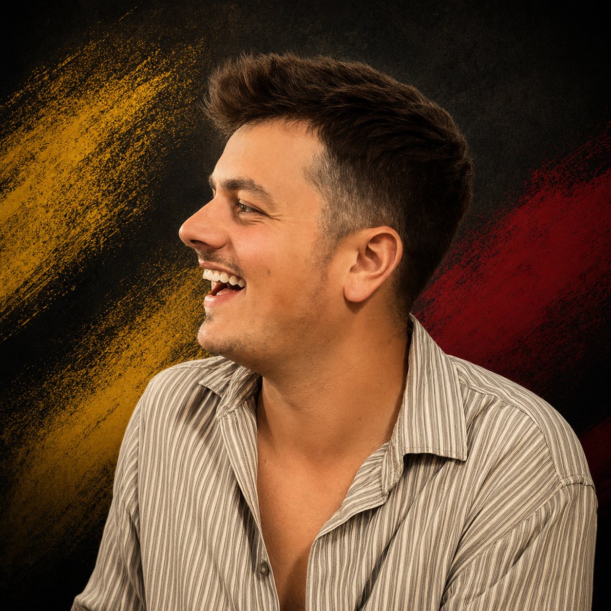 Portrait stylisé d'Antoine Clarinval